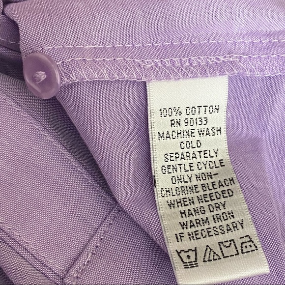 JOAN RIVERS NWT light denim boyfriend shirt XXS - Picture 9 of 9